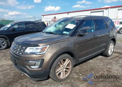 2016 Ford Explorer Xlt z USA, uszkodzony, nr VIN 1FM5K8D89GGB60390